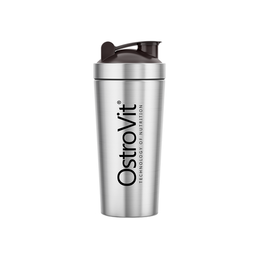 OstroVit STEEL shaker 750 ml SILVER