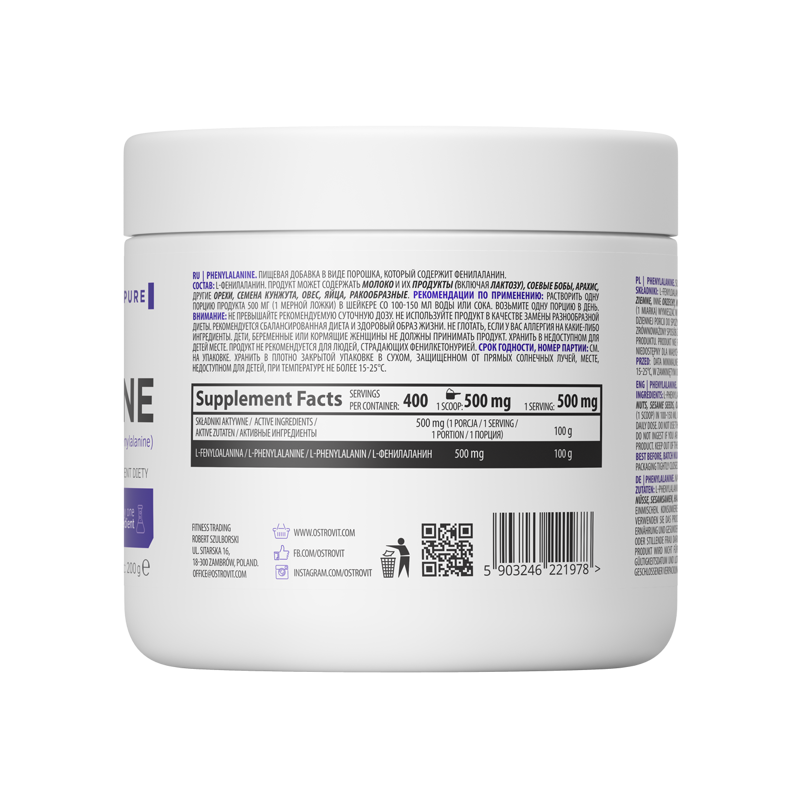OstroVit Phenylalanine 200g