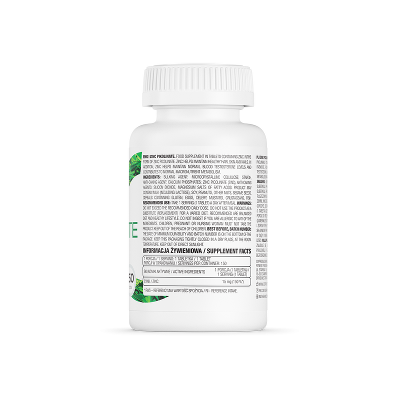 OstroVit Zinc Picolinate 150 tabs