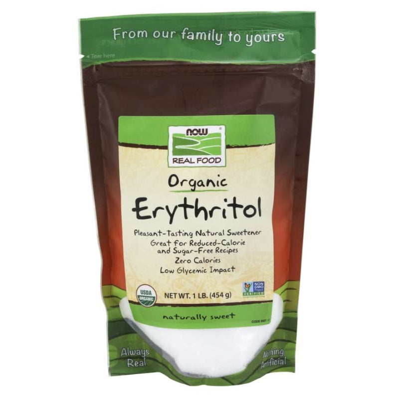 NOW FOODS Erythritol 100% Pure - 454g