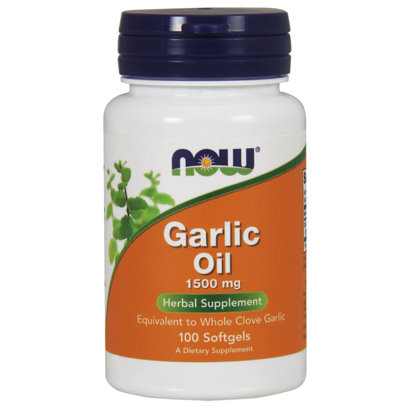 NOW FOODS Garlic Oil, 1500mg - 100 softgels