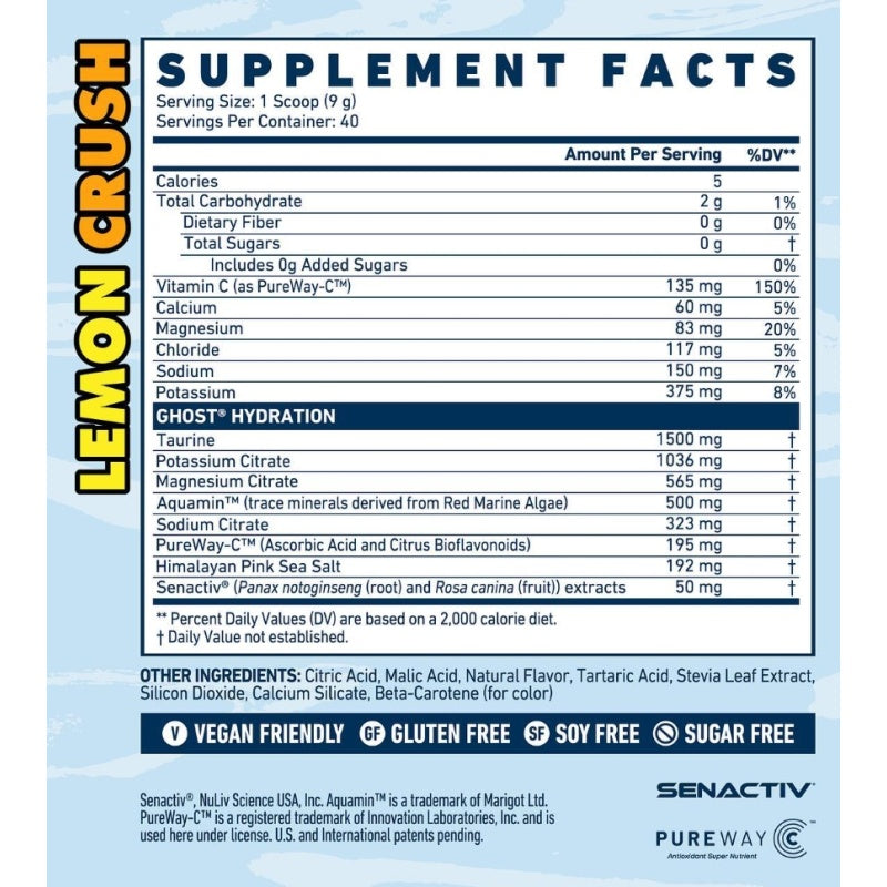 GHOST Hydration 40 Serving/350g