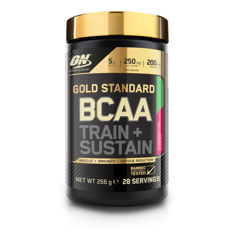 ON Gold Standard BCAA Train + Sustain 28 servings Strawberry & Kiwi