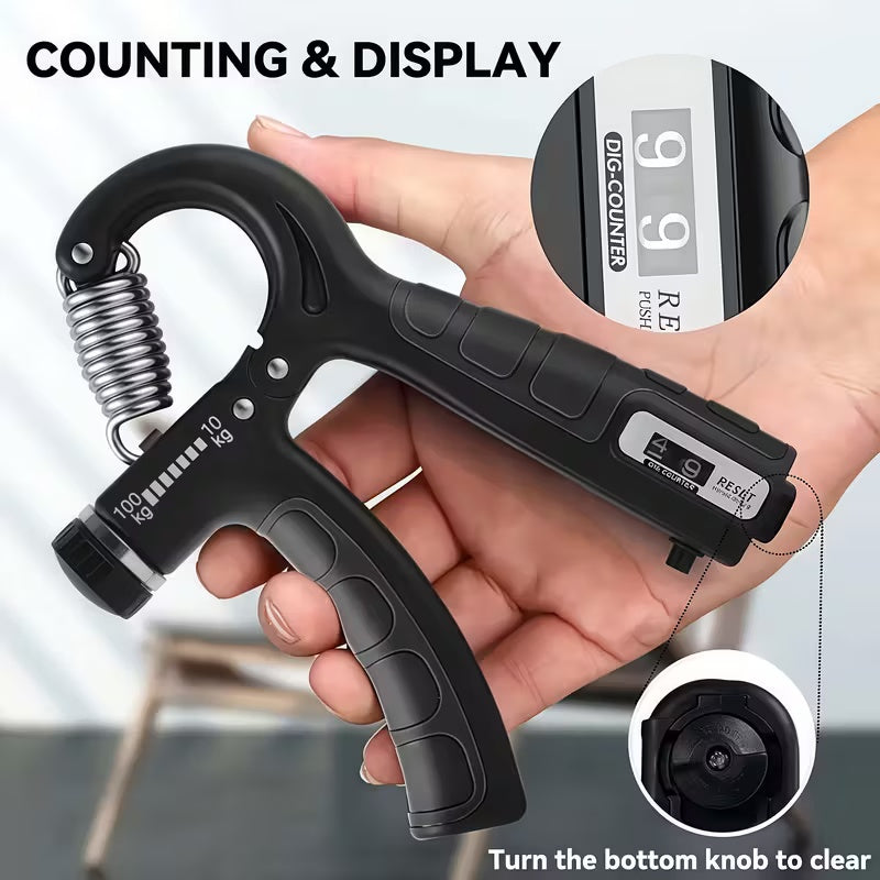 iFit Hand Gripper 10-100 kg Svart