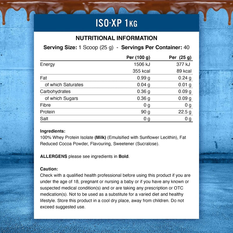 Applied Nutrition Iso-XP 1000g | 40 Servings Chocolate Dessert