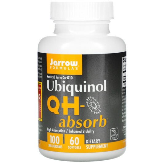 JARROW FORMULAS Ubiquinol QH-absorb 100 mg - 60 mjukgeléer