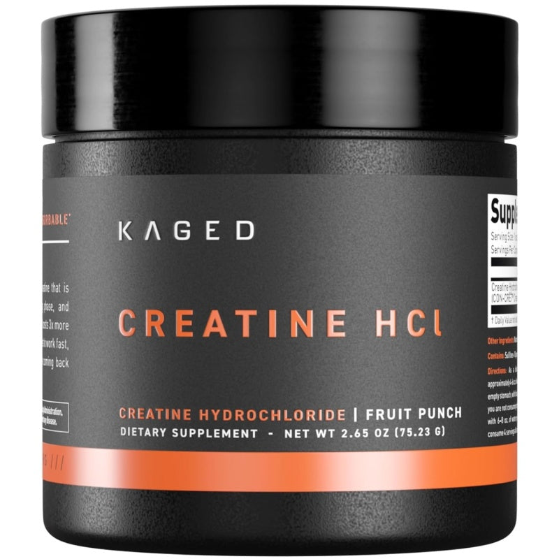 KAGED MUSCLE Creatine HCL powder 75serv Fruit Punch