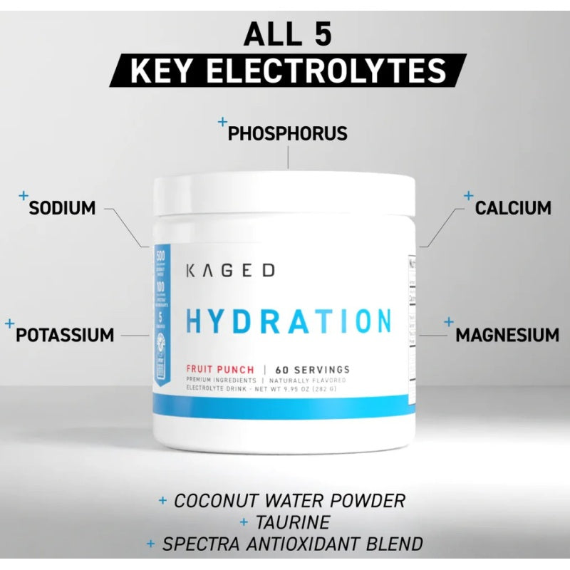 KAGED MUSCLE Hydration 60servings Apple Limeade