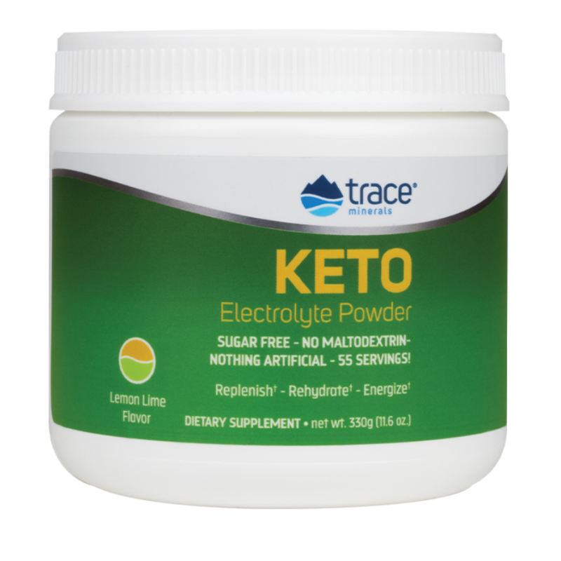 Trace Minerals Keto Electrolyte 330 grams Lemon Lime
