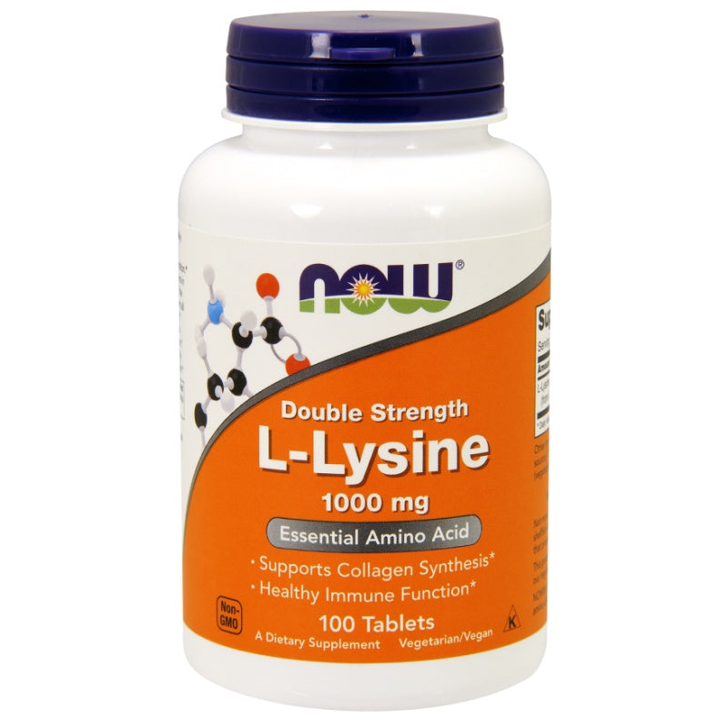 NOW FOODS L-Lysin 1000mg 100VTabs