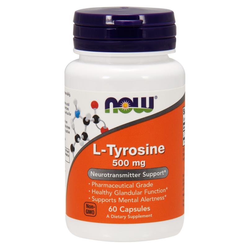 NOW FOODS L-Tyrosine, 500mg - 60 caps