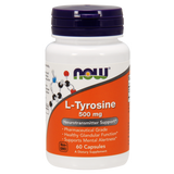 NOW FOODS L-Tyrosin, 500mg - 60 kapsler