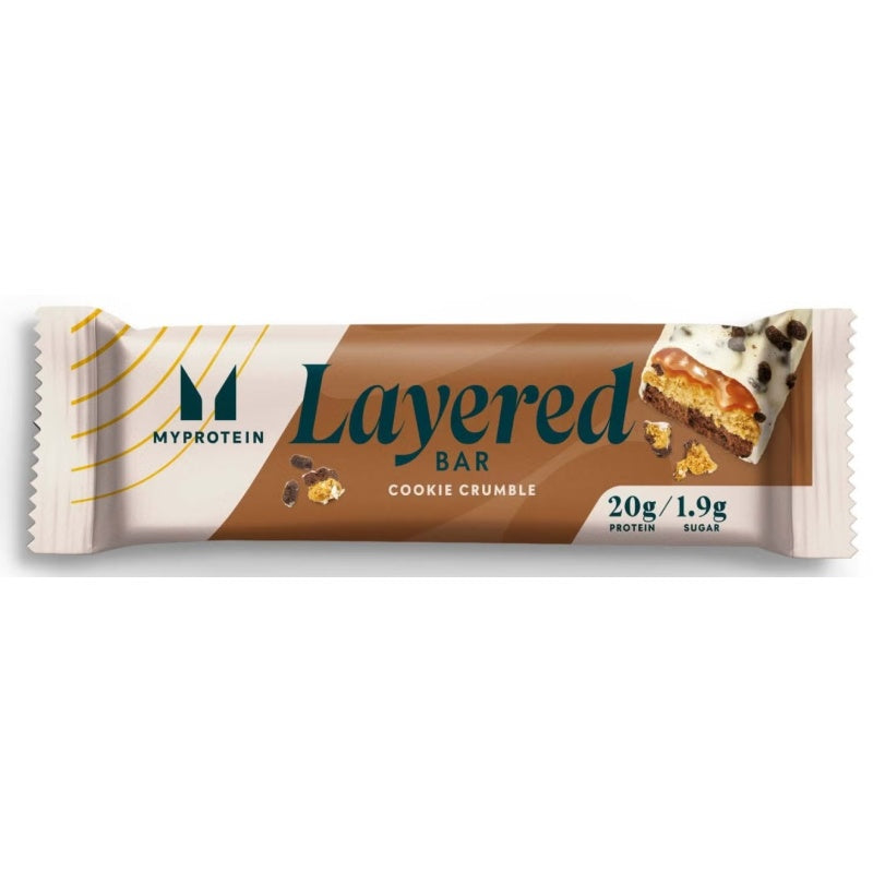 MYPROTEIN Layered Bar 60g Triple Chocolate Fudge BB 20.05.26