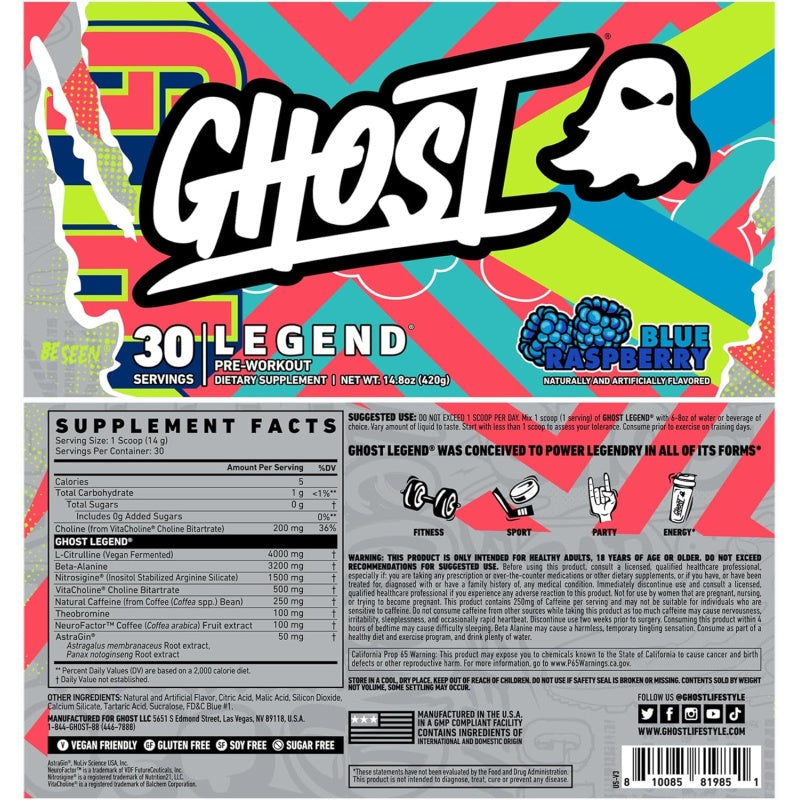 GHOST Legend V3 400g (30servings)