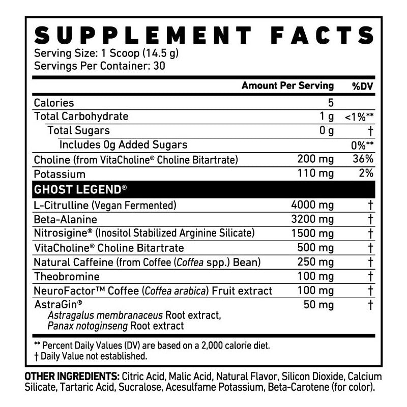 GHOST Legend V3 400g (30servings)