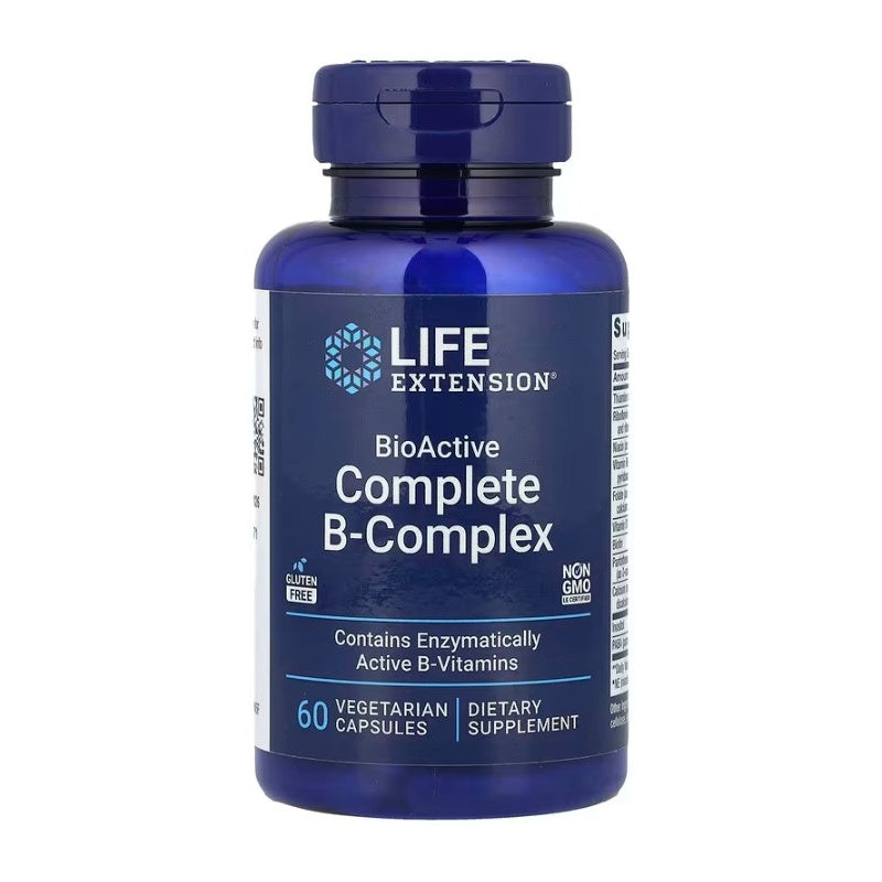 LIFE EXTENSION Bio-Active Complete B-Complex - 60 vcaps