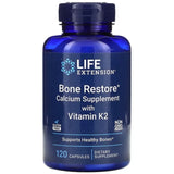 LIFE EXTENSION Bone Restore med K2-vitamin - 120 kapsler