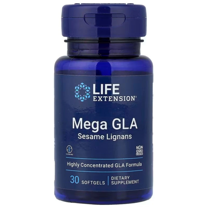 LIFE EXTENSION Mega GLA with Sesame Lignans - 30 softgels
