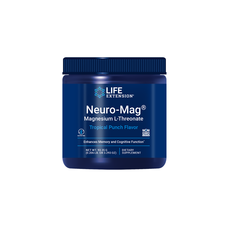 LIFE EXTENSION Neuro-Mag Magnesium L-Threonate 93.35g Tropical Punch