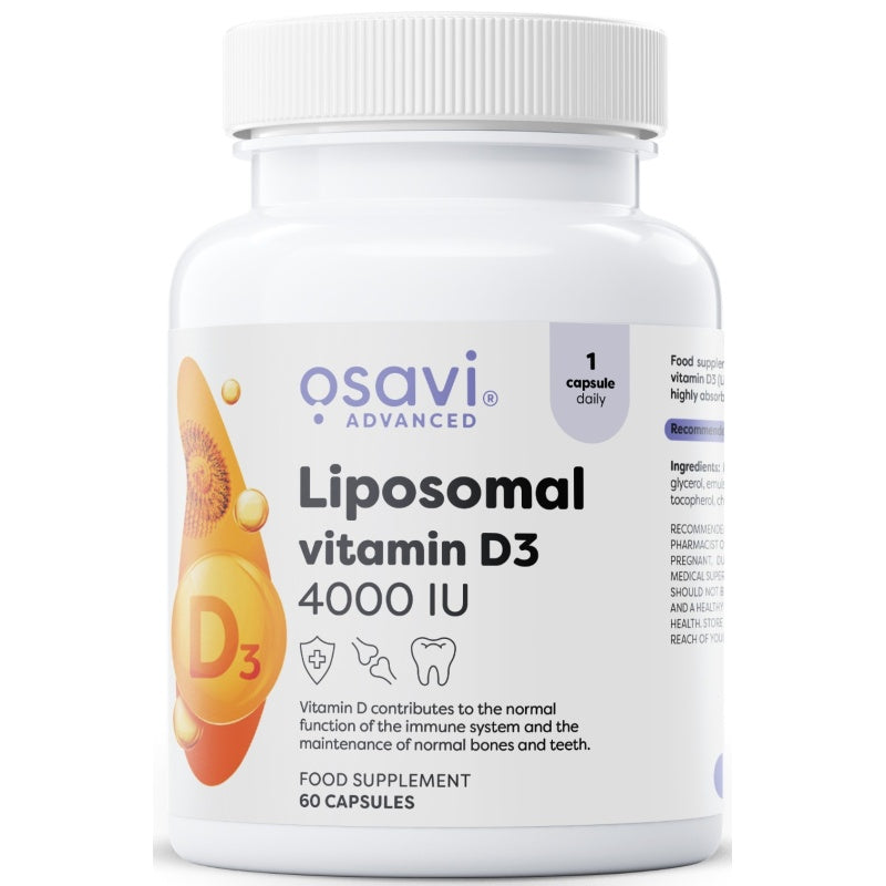 OSAVI Liposomal Vitamin D3 4000 IU - 60 vcaps