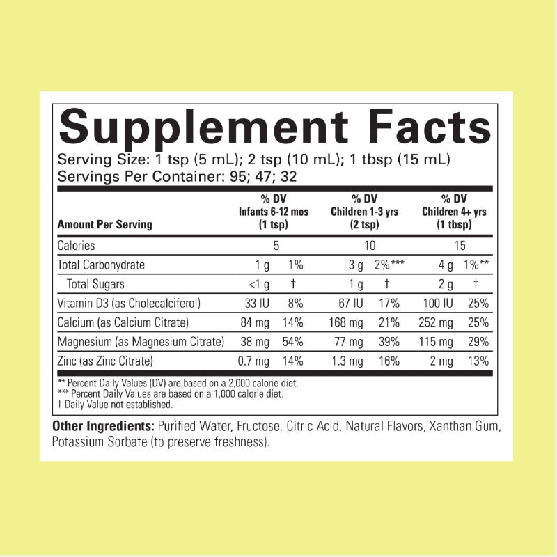 CHILDLIFE Flydende Calcium med Magnesium 473ml BB 12/2025