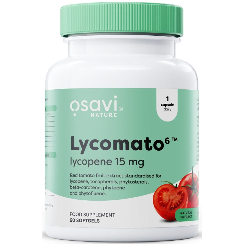 OSAVI Lycomato Lycopene, 15 mg - 60 softgels