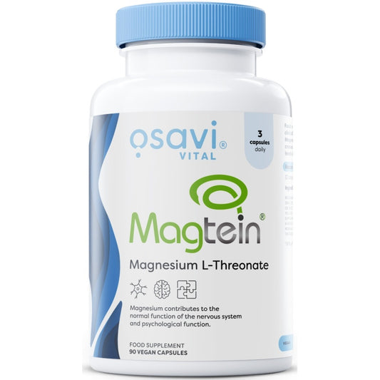 OSAVI Magtein Magnesium L-treonat - 90 veganske kapsler