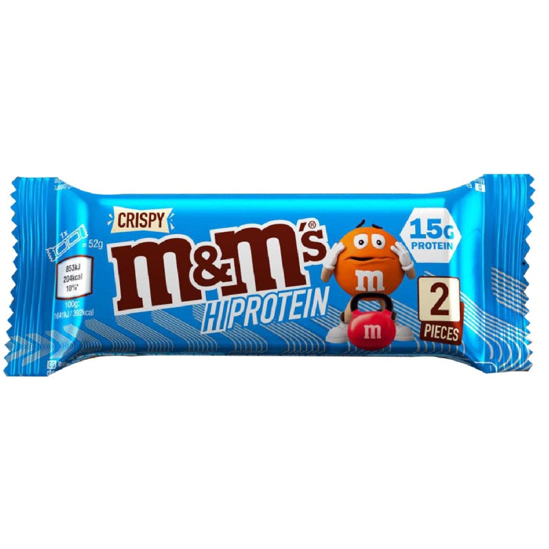 MARS M&M's Crispy High Protein Bar 52g Mælkechokolade