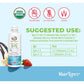 Mary Ruth's Organic Kids Multivitamin Liposomal (4-13 år) 450 ml Jordbær Kirsebær Vanilje