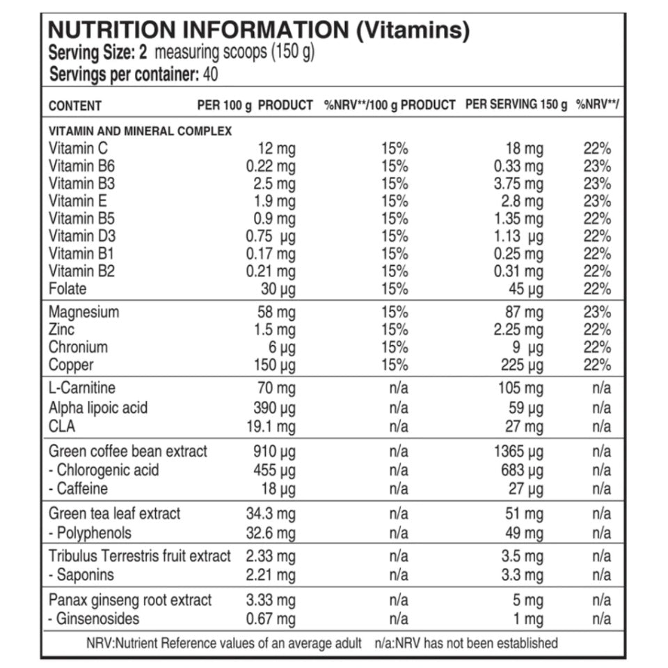 DY Nutrition Metabolic Mass Gainer 6kg