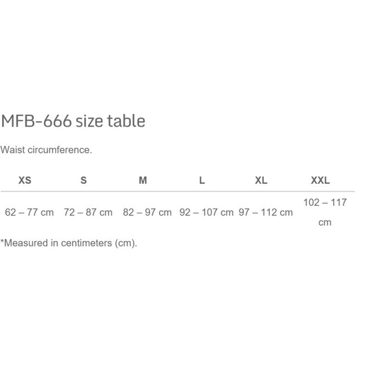 MADMAX eXtreme bälte Gray (MFB-666)