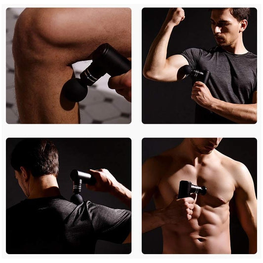 BOOSTER Mini elektrisk massagepistol för muskler ficka