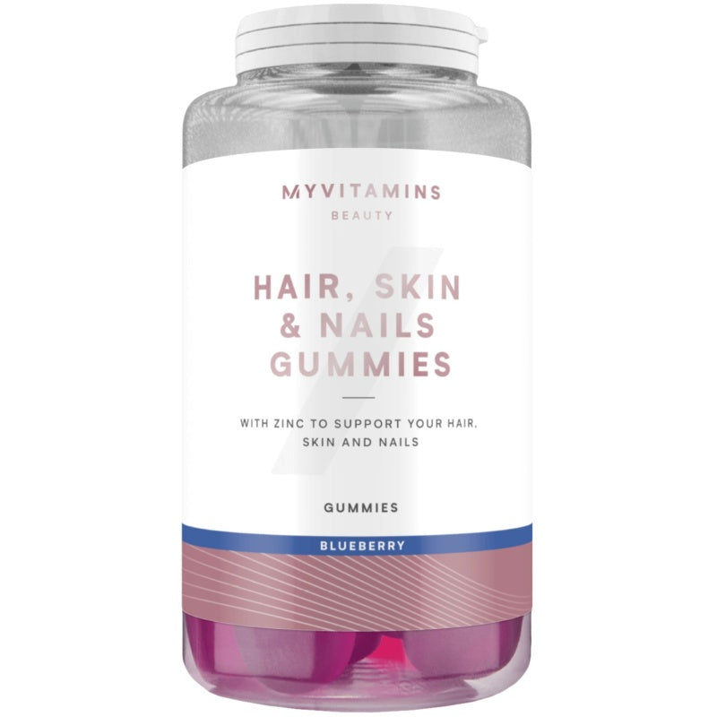 MYVITAMINS Sugar Free Hair, Skin & Nails 60 Gummies Jordbær