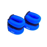 Neopren ben- og armvægte 2 kg (1 kg+1 kg)