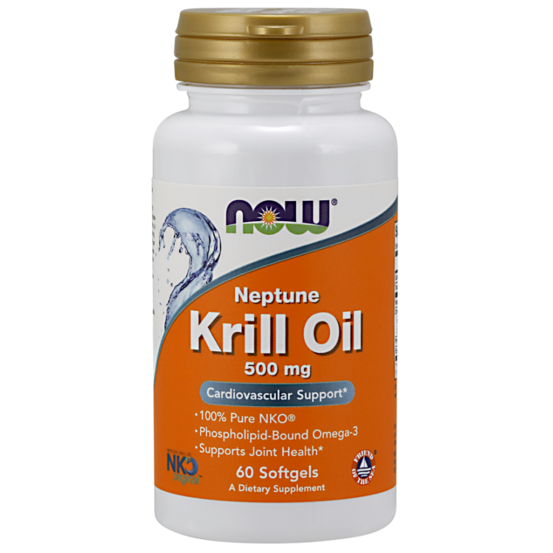 NOW FOODS Krill Oil 500mg - 60 softgels