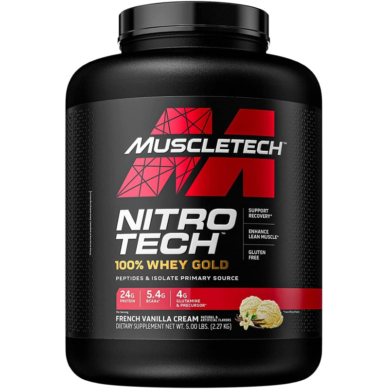 MUSCLETECH Nitro-Tech 100% Whey Gold 5lb / 2280g Chocolate Peanut Butter