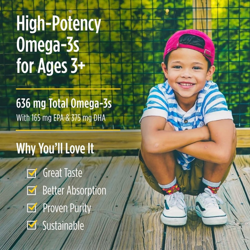 NORDIC NATURALS Children´s DHA Xtra 636mg Omega-3(Ages 3-6) 90mini chew. soft gels Berry