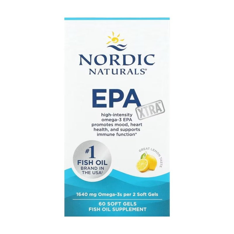 NORDIC NATURALS EPA Xtra, 1640mg 60 softgels Lemon (530EPA)