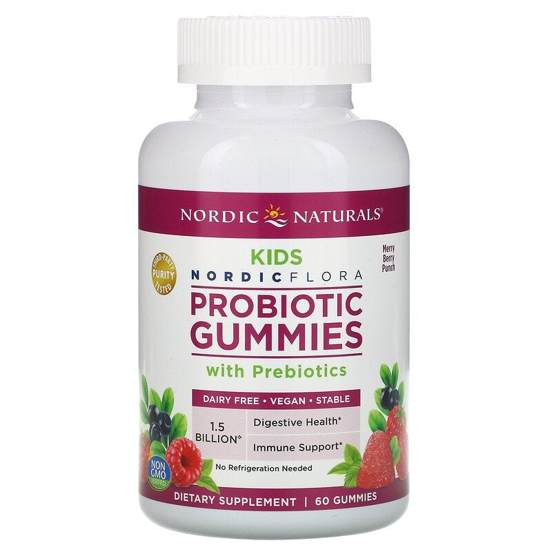 NORDIC NATURALS Probiotic Gummies Kids 60gummies Merry Berry Punch