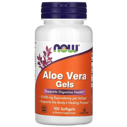 NOW FOODS Aloe Vera Gels - 100 softgels
