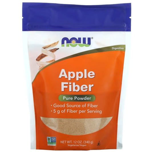 NOW FOODS Äppelfiber - 340 g
