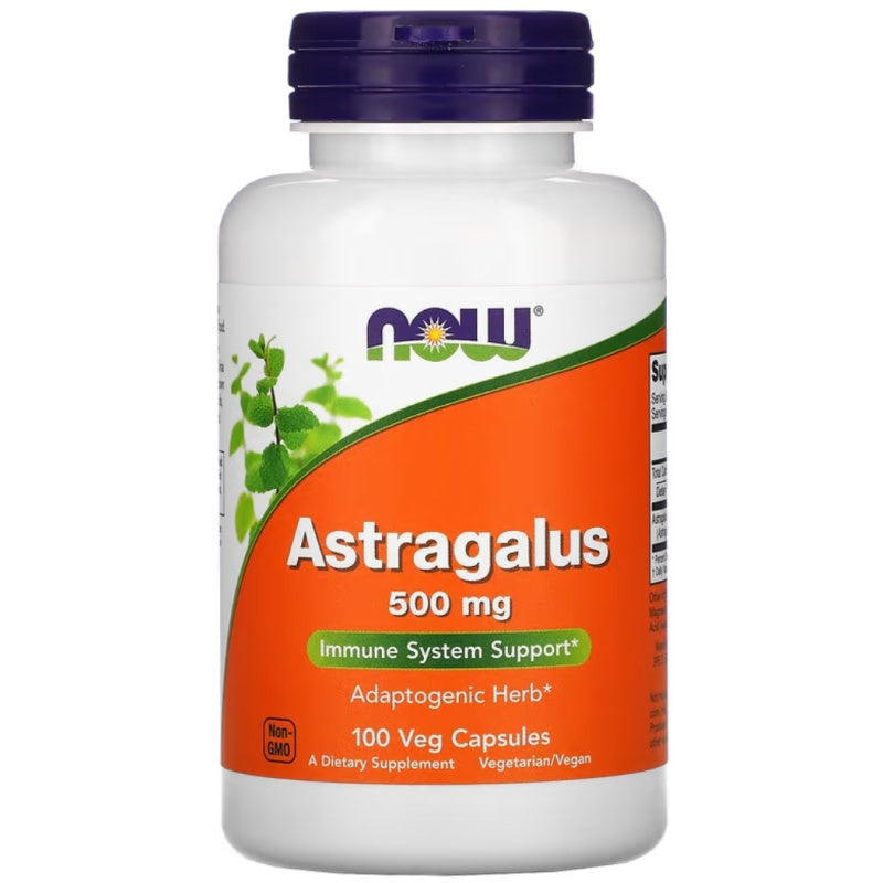 NOW FOODS Astragalus 500 mg - 100 kapsler