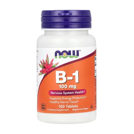 NOW FOODS Vitamin B-1 Thiamin 100mg - 100 tab