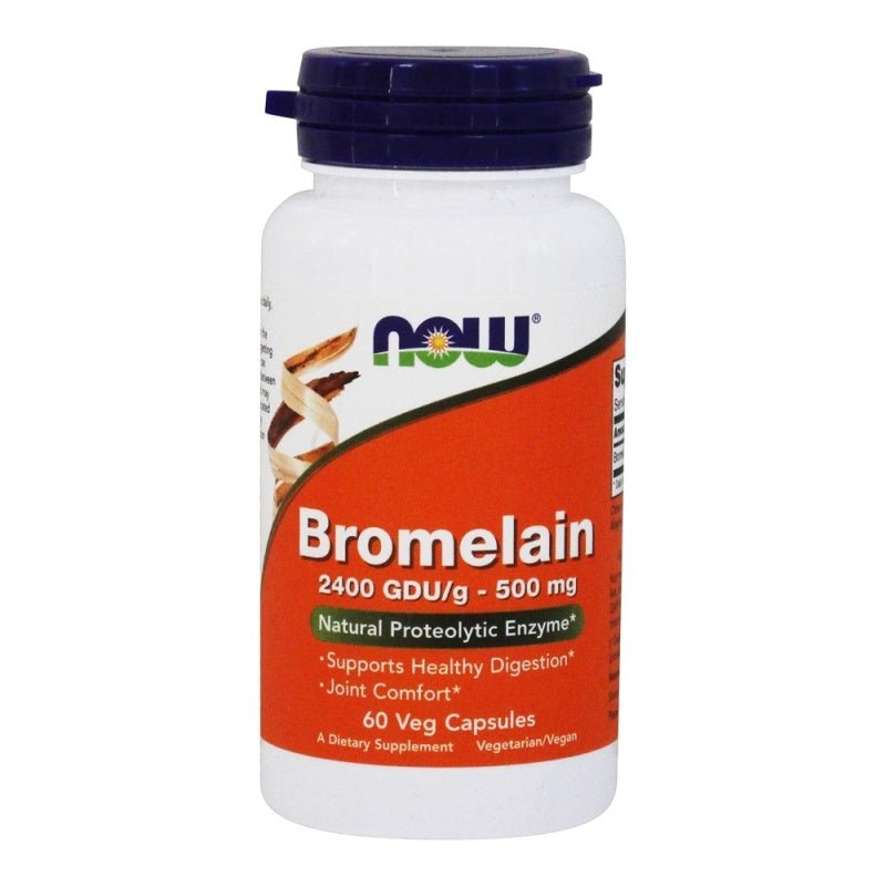 NOW FOODS Bromelain 500mg - 60vcaps