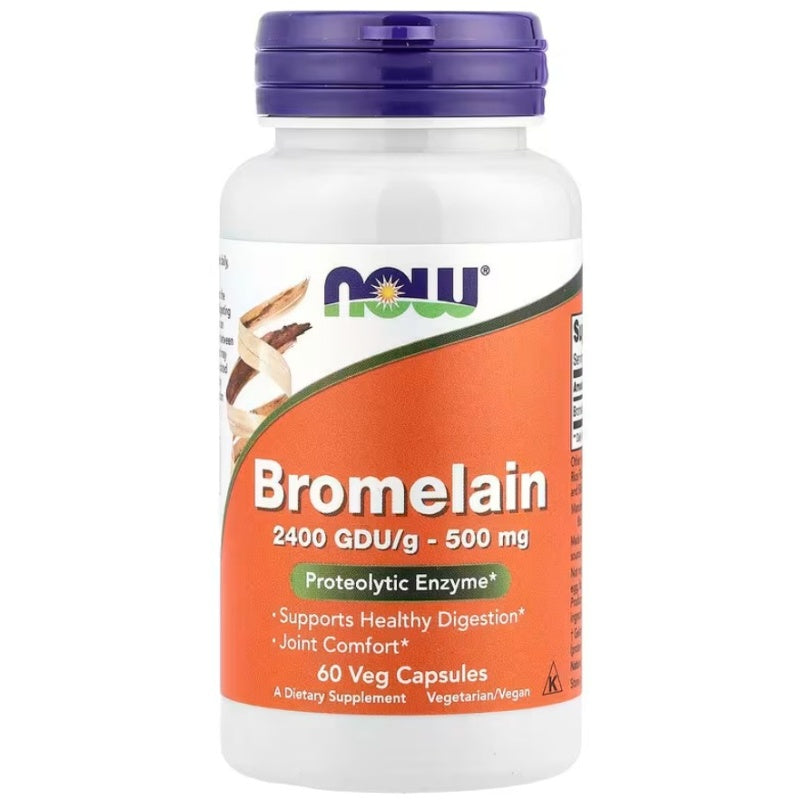 NOW FOODS Bromelain 500mg - 60vcaps