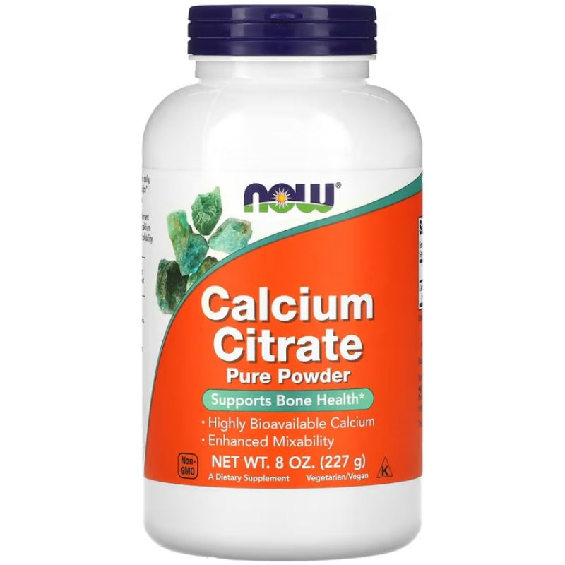 NOW FOODS Calcium Citrate 100% Pure Powder 227g