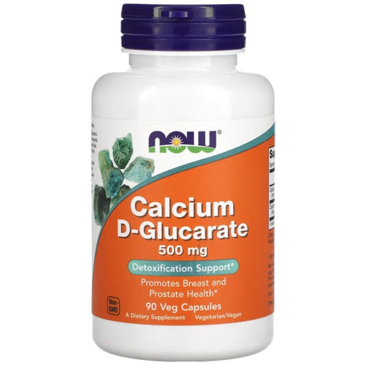 NOW FOODS Kalcium D-Glukarat 500mg - 90 vegokapslar