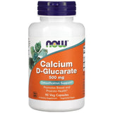 NOW FOODS Calcium D-Glucarate 500mg - 90 vcaps