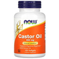 NOW FOODS Castor Oil 650mg - 120 softgels