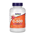 NOW FOODS Vitamin C-500 100 Chewable Tablets Orange
